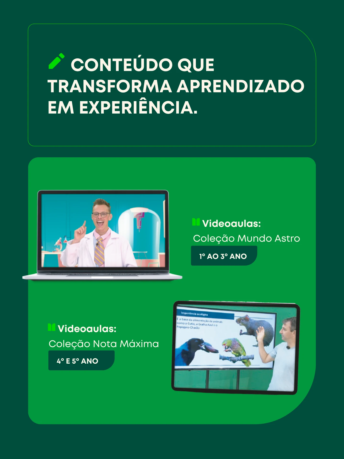 Arte oficial do Sistema COC para Ensino Fundamental I