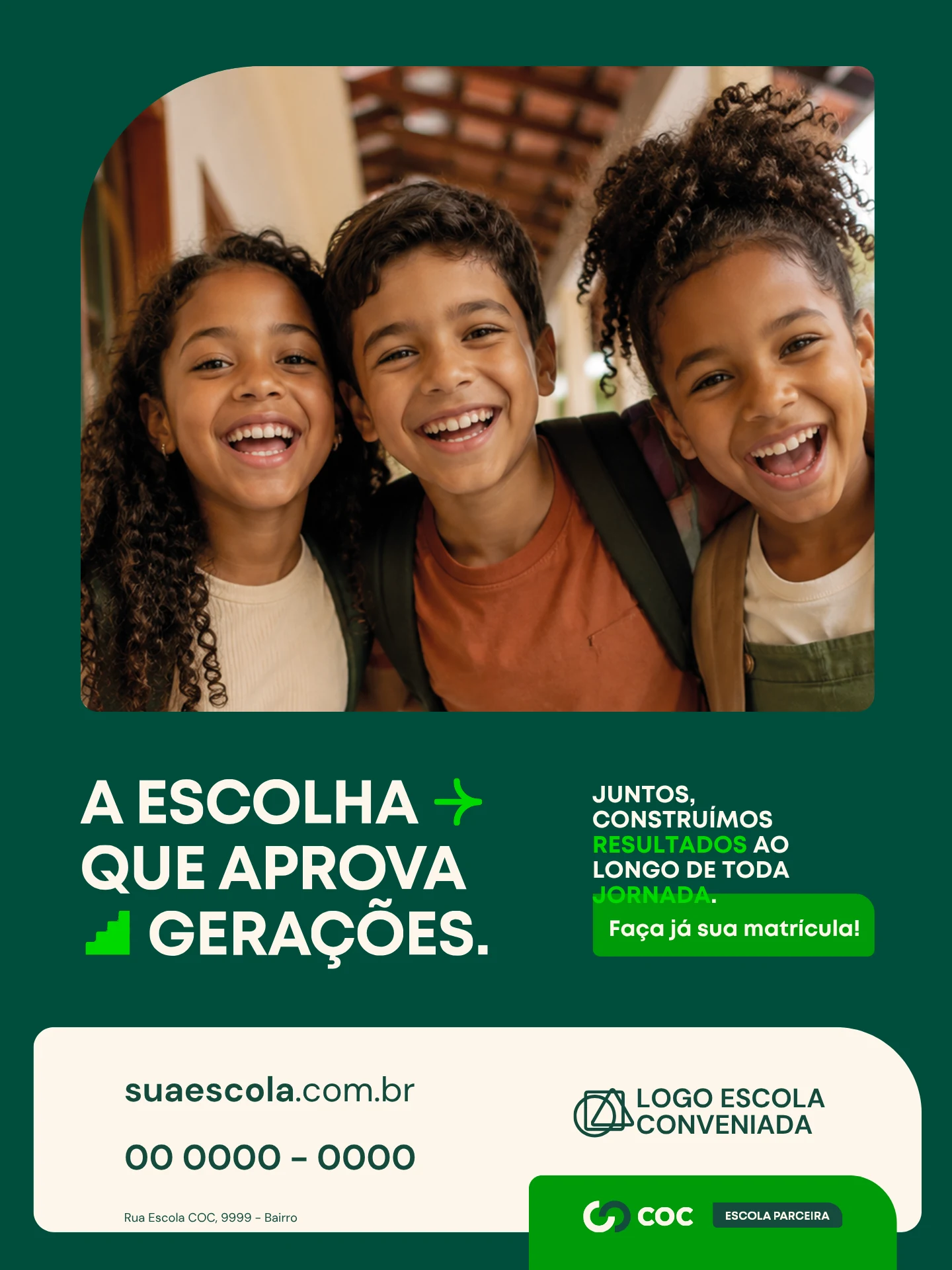 Arte oficial do Sistema COC para Ensino Fundamental I